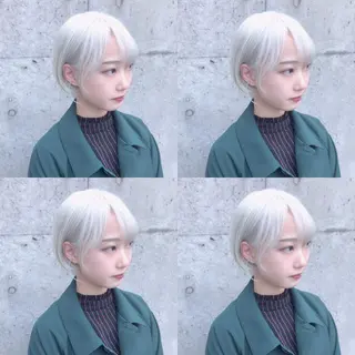 ショート カラー メンズカット/波巻き TAKUMAのヘアスタイル