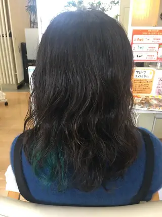 セミロング カラー 美容しょうへいの店  西長岡所属・斎藤 舞香のヘアスタイル