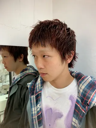 ショート メンズ Pluss所属・船曳 亜海のヘアスタイル
