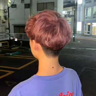 ショート 🎀ハイトーン/ 艶カラー/夕月🎀のヘアスタイル