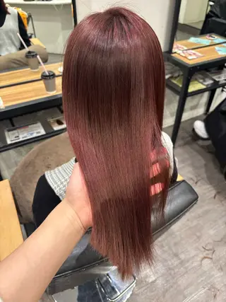 ミディアム カラー cocotte宜喜 弘希のヘアスタイル