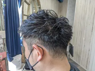 ショート メンズ パーマ メンズパーマ/ボブ/ レイヤー店長えのもとのヘアスタイル