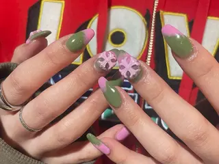 ネイル HOSHI ⭐️辻堂 /藤沢ガーリーネイルのネイルデザイン