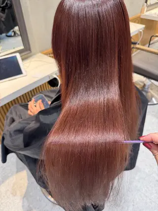 セミロング カラー ブリーチなしWカラー ヘアセット🎀はるかのヘアスタイル