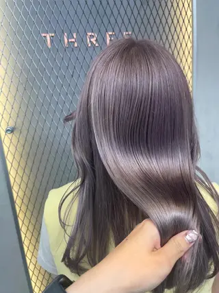 セミロング カラー ダブルカラー /まつ毛パーマ🎀のヘアスタイル