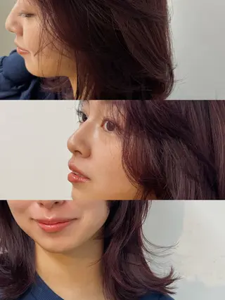 カラー ボブ/ミディアム 親しみやすさ/さくらのヘアスタイル