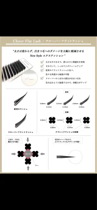 マツエク・マツパ 呉原 里美のマツエク・マツパデザイン