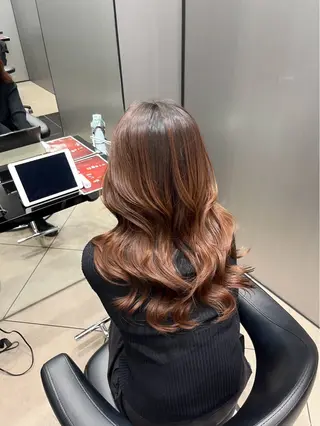 ロング 松尾 祐輝のヘアスタイル