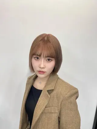 ショート カラー sunc所属・レイヤーカット ワンホンヘアそうたのヘアスタイル