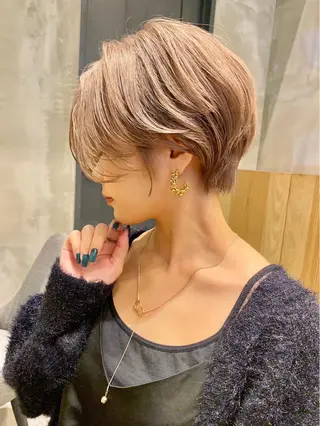 ショート 今野春花 仙台　ショートボブのヘアスタイル