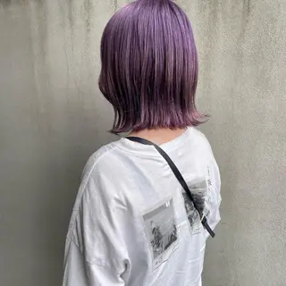 ミディアム en⁺　trust所属・山口 麗音のヘアスタイル