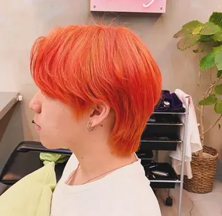 ショート カラー メンズ ✨髪質改善職人✨ デザインカラー/若林のヘアスタイル