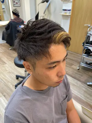 ショート メンズ メンズパーマ 北原寿樹のヘアスタイル