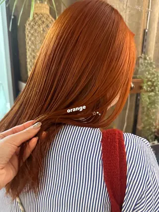 セミロング カラー 暖色カラー/レイヤー 🌙 オノユリカのヘアスタイル