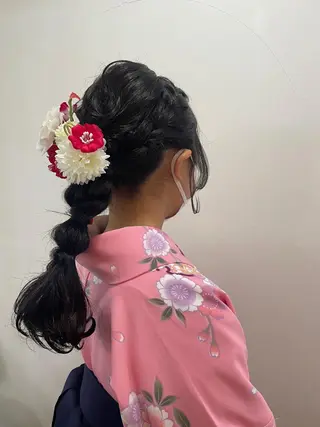 ヘアアレンジ 塔崎 りこのヘアスタイル