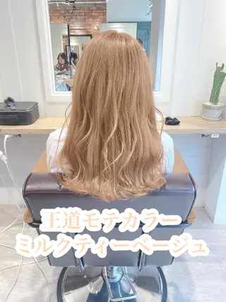 ロング カラー 艶髪カラー 渡辺岳也のヘアスタイル
