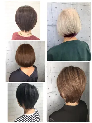 ショート カラー 金沢 広美のヘアスタイル