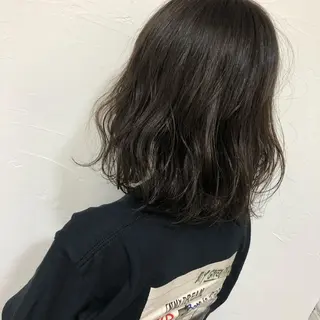 ミディアム GLROW haruhiのヘアスタイル