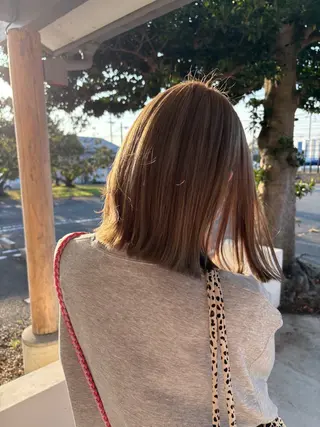 カラー モデルさん募集🌟 艶カラー/杉山海帆のヘアスタイル