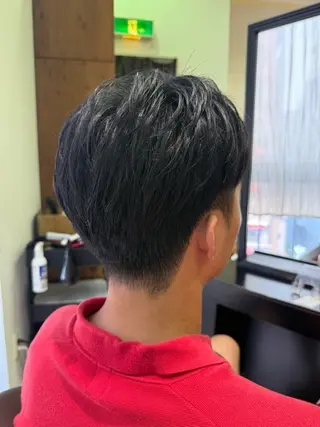 ショート メンズ 溝口 槙里也のヘアスタイル