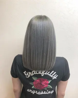 ロング ヤマグチ ヒカルのヘアスタイル