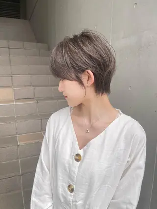 ショート AUBE HAIR sereine　オーブヘアー　セレーヌ所属・💐くびれヘア/艶髪 山根　禎章のヘアスタイル