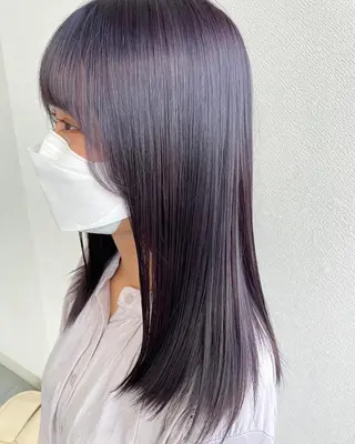 セミロング カラー コイデ リュウセイのヘアスタイル