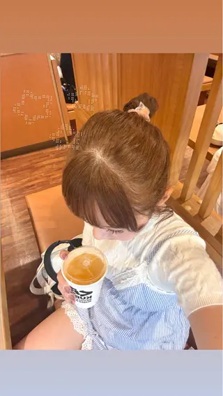 ミディアム sand所属・結衣 ／うる艶カラー✨🪄のヘアスタイル