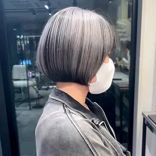 ショート カラー GO TODAY シェアサロン 原宿Verno店所属・ブリーチ/髪質改善/ ボブ特化/よしきのヘアスタイル