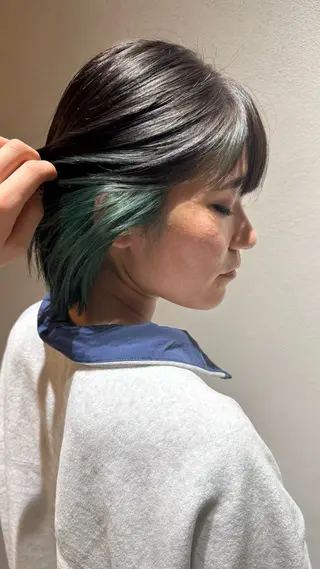 ミディアム 松本 夢叶のヘアスタイル