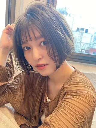 ショート カラー Loom .by Sea  ルームバイシー所属・レイヤー/前髪/ 韓国/CHIHIROのヘアスタイル