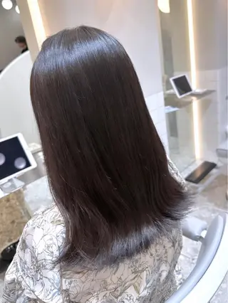 ミディアム カラー 髪質改善サロン Sea shinjuku 新宿南口【シー シンジュク】所属・髪質改善/韓国ヘア レイヤー/新宿/ロミのヘアスタイル
