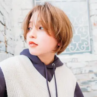 ショート カラー ハイトーン/ボブ/ ハイライト🌱ᩚ涼介のヘアスタイル