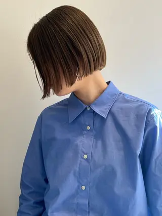 ショート カラー ボブ指名No.1/ ボブパーマ/ユキのヘアスタイル