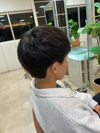 ショート メンズ 大宮｜メンズカット ダブルカラー｜パーマのヘアスタイル