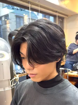 ミディアム パーマ メンズ STUDIO 4H所属・小山功陽 /メンズスタイルのヘアスタイル