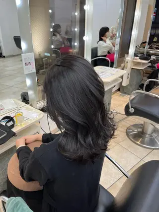 ミディアム 韓国レイヤー×モテ髪 /MITSUKI🤍のヘアスタイル