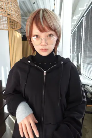 ショート 🍁ニュアンスパーマ .ショート🍁陸来のヘアスタイル