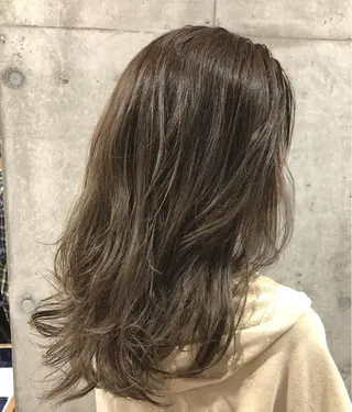 セミロング カラー 🔥メンズ特化パーマ 🦖増田弘明🦖のヘアスタイル