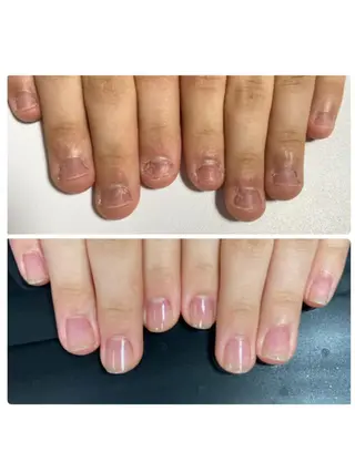 カラー メンズ ネイル Chérinail 爪のお手入れのネイルデザイン