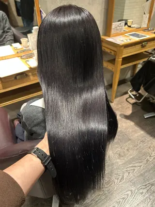 セミロング カラー パーソナルカラー 診断🍀マリンのヘアスタイル