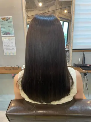 セミロング shi hoのヘアスタイル