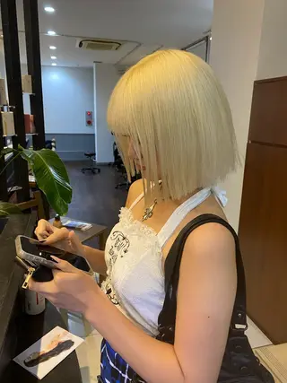 ミディアム ALBUM  池袋所属・ボブ特化 Shoooichiのヘアスタイル