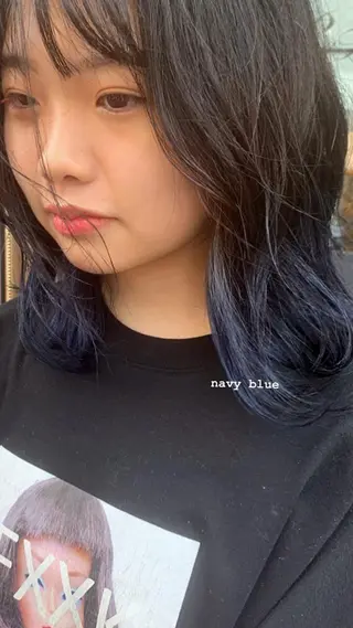 カラー 🤍aimi🤍 ウルフ/韓国ヘアのヘアスタイル