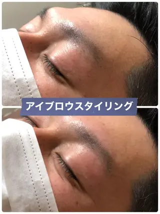 メンズ アイブロウ ブラジリアン☆WAX 🎖🌚YUKI🌚のエステ・リラクイメージ