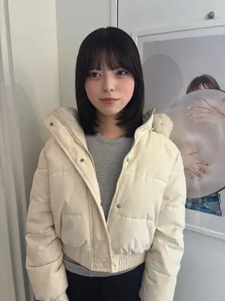 ミディアム カラー riria/ボブ /ブラウンカラー🎀のヘアスタイル