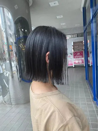 ミディアム カラー パーマ giinii所属・横浜縮毛矯正 ☆渋谷良太のヘアスタイル