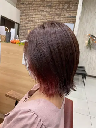 ショート カラー 💫カットパーマ💫 伊原虎太郎のヘアスタイル