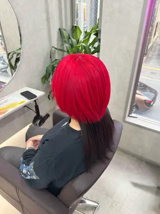 カラー UNBLEACH ブリーチカラーのヘアスタイル