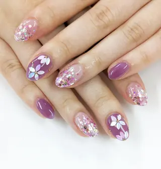 ネイル リラネイル すみれのネイルデザイン